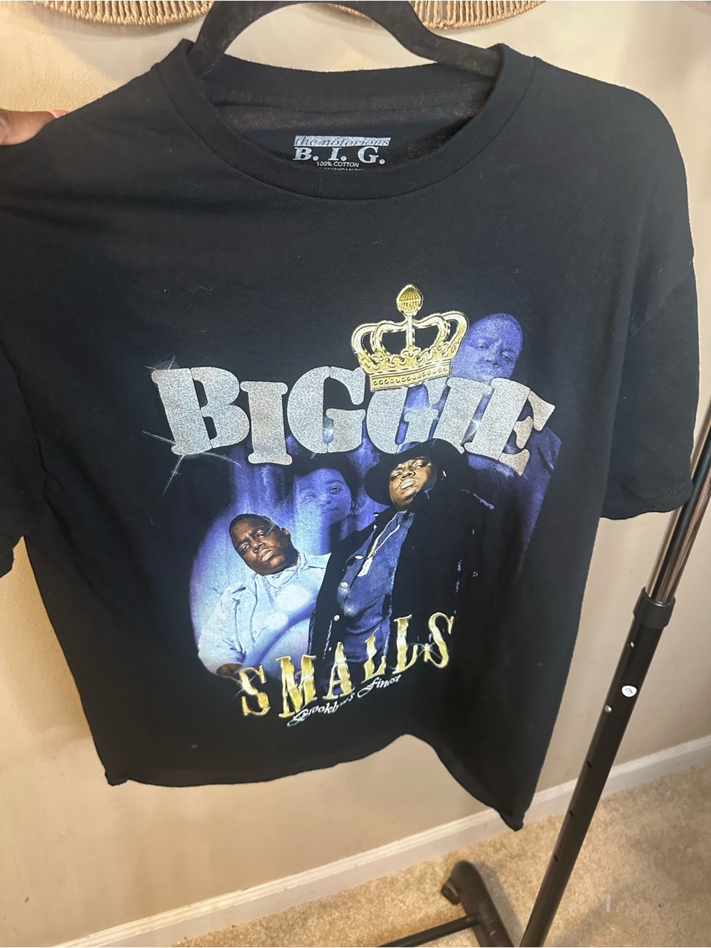 Biggie Smalls Graphic Tee - Black